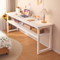 书桌家用蜂贝女生卧室长条桌简易出租屋靠墙长桌子工作台阳台窄电脑桌