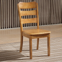 全实木餐椅家用饭店酒店办公橡木中式简约现代靠背椅凳子实木椅子