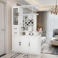 尋木匠客厅玄关隔断柜酒柜现代简约厅间厅柜双面柜鞋柜屏风装饰柜