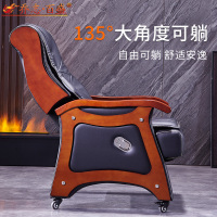 尋木匠实木老板椅真皮大班椅四脚可躺舒适总裁办公椅家用书房电脑椅牛皮