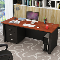 尋木匠简易双人办公桌经济型电脑桌单人办公桌椅书桌老板写字桌子工作台