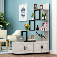 尋木匠置物架客厅沙发隔断简约现代玄关柜厅屏风装饰花架书架酒柜简易