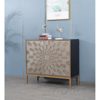 尋木匠后现代轻奢进玄关鞋柜装饰电视柜客厅橱柜间厅隔断柜简约餐边柜