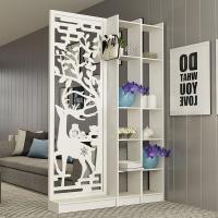 尋木匠屏风隔断客厅玄关柜现代时尚厅装饰柜镂空花橱窗背景隔断柜