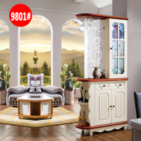 尋木匠地中海玄关间厅柜客厅隔断柜隔厅柜厅柜双面鞋柜酒柜橱柜