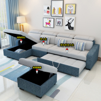 尋木匠沙发床多功能简约现代折叠客厅小户型可变床组合两用转角布艺沙发