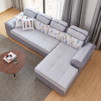 尋木匠小户型多功能布艺沙发床可折叠储物两用客厅双人简约转角贵妃沙发