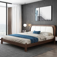 尋木匠北欧实木床1.8米双人床1.5米现代简约婚床白蜡木床主卧室家具