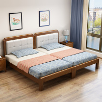 尋木匠实木床1.35小床1米2床小孩床床男孩单人床1.2米1.5米床家用