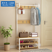 尋木匠家用口鞋柜一体多功能鞋架卧室落地衣帽架经济型换鞋凳简约现代