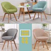 尋木匠电脑椅子家用书桌椅舒适久坐全拆洗布艺卧室椅简约实木宿舍椅