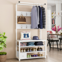 尋木匠鞋架衣服架一体口挂衣架衣帽鞋柜多功能组合落地客厅收纳鞋架子