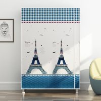 尋木匠衣柜简易布衣柜单人钢管加粗加固牛津布艺收纳架子出租房衣橱北欧