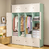 尋木匠简易衣柜现代简约出租房用塑料布组装折叠储物衣橱挂卧室收纳柜子