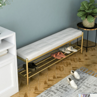 尋木匠北欧铁艺换鞋凳家用口网红凳长条凳子超窄收纳鞋柜床尾凳沙发凳