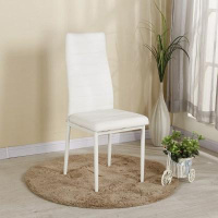 尋木匠休闲欧式靠背椅餐椅铁艺餐桌椅现代简约美甲椅餐桌椅组合椅子家用