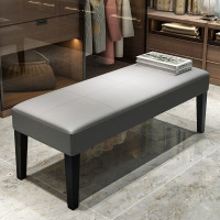 尋木匠简约床凳床尾凳试衣间凳鞋店换鞋凳子长方形沙发凳服装店沙发长凳