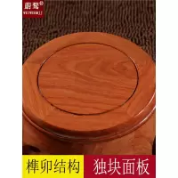 尋木匠红木鼓凳实木圆凳中式茶几小矮凳花梨木专用古筝凳鸡翅木换鞋凳子