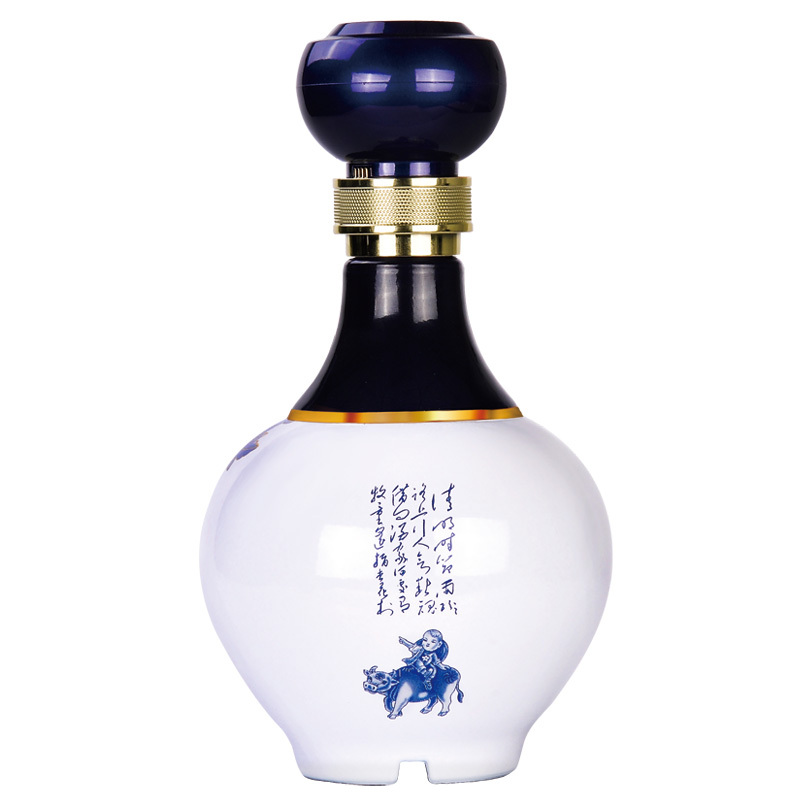 53度汾酒集团汾牌淡雅3 475ml*6瓶整箱装白酒 清香型白酒 送礼袋