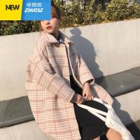 秋冬新款韩版气质百搭中长款呢子大衣宽松冬天流行毛呢外套女 ZHUOSIZHE 卓思哲