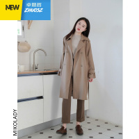 风衣女中长款英伦风气质廊形小个子学生外套秋季流行经典新款 ZHUOSIZHE 卓思哲