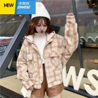 外套女初秋新款韩版学生休闲宽松短款毛呢呢子百搭上衣ins潮 ZHUOSIZHE 卓思哲