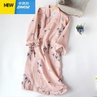 日式浴衣双层纱布开衫睡裙和风女睡袍季男浴袍情侣薄款睡衣 卓思哲