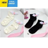 天使翅膀Lolita袜子日系洛丽塔可爱短袜女软妹学生爱心甜美堆堆袜 卓思哲袜子