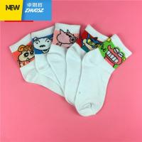 5双袜子 女中筒袜韩版学院风长棉袜潮卡通韩国可爱日系中筒袜 卓思哲袜子