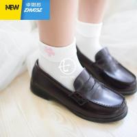 日系JK制服袜纯色樱花刺绣短袜韩国校园可爱袜子女浅口学院风 卓思哲袜子