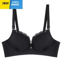 无钢圈内衣女 蕾丝性感调整型收副乳聚拢光面文胸罩 卓思哲胸罩