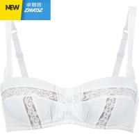 半杯聚拢上托小胸性感抹胸内衣蕾丝胸罩少女文胸套装 卓思哲
