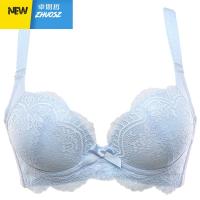性感内衣女无钢圈文胸套装小胸聚拢挤沟调整型上托胸罩 卓思哲
