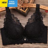 内衣女小胸聚拢厚款调整型上托收副乳文胸加厚性感蕾丝无钢圈胸罩 卓思哲文胸套装