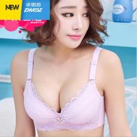小胸聚拢文胸加厚款深V都市平胸罩丽人收副乳性感调整型女士内衣 卓思哲文胸套装