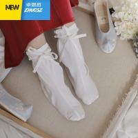 徐行记汉服云袜汉服配饰白色弓鞋袜子春短款男女短袜薄日常 卓思哲袜子