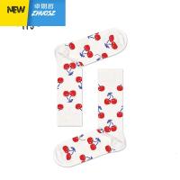 棉袜水果樱桃图案男女款中筒地板袜侣长袜子 卓思哲袜子
