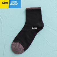 春薄款金银葱丝嵌丝竹纤维柔软高弹中筒春秋女袜子 卓思哲袜子