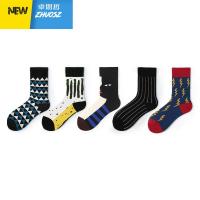 袜子男潮ins英伦秋冬季学生高帮长袜运动篮球闪电个性男士中筒袜 卓思哲袜子