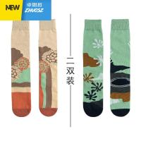 长袜子女ins潮街头小腿袜中筒袜长筒袜半高筒袜网红日系季薄款 卓思哲袜子