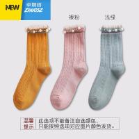 堆堆袜女秋冬花边珍珠袜子女中筒袜韩版潮ins靴搭配长款 卓思哲袜子