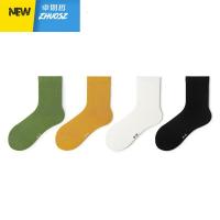 袜子女牛油果绿色日系纯色ins中筒袜韩版学院风潮流长袜堆堆袜 卓思哲袜子