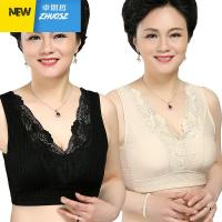 妈妈内衣文胸无钢圈中老年背心式比舒适老码中老年胸罩女 卓思哲胸罩
