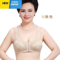 中老年文胸前扣无钢圈胸罩大码棉妈妈内衣背心式运动内衣女 卓思哲胸罩