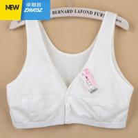 中老年文胸无钢圈棉前扣妈妈内衣女士大妈背心式老码胸罩 卓思哲胸罩