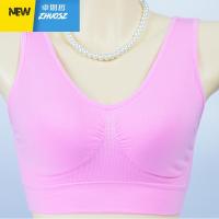 中老年文胸妈妈背心式文胸中年妇女老人无钢圈棉布内衣胸罩薄款 卓思哲胸罩