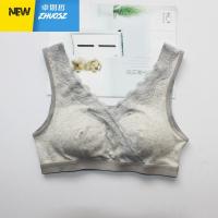 哺乳文胸交叉式孕妇产后喂奶内衣带胸垫无钢圈背心母乳内衣 卓思哲胸罩