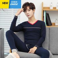 薄款保暖内衣男士套装秋衣秋裤棉青年棉毛衫可外穿 卓思哲