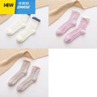 袜子女珊瑚绒睡眠秋冬季毛毛绒家居加绒加厚月子袜毛巾地板睡觉穿 卓思哲袜子