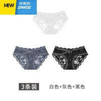 内裤女蕾丝低腰 性感无痕裆面料透明女士三角裤头 卓思哲